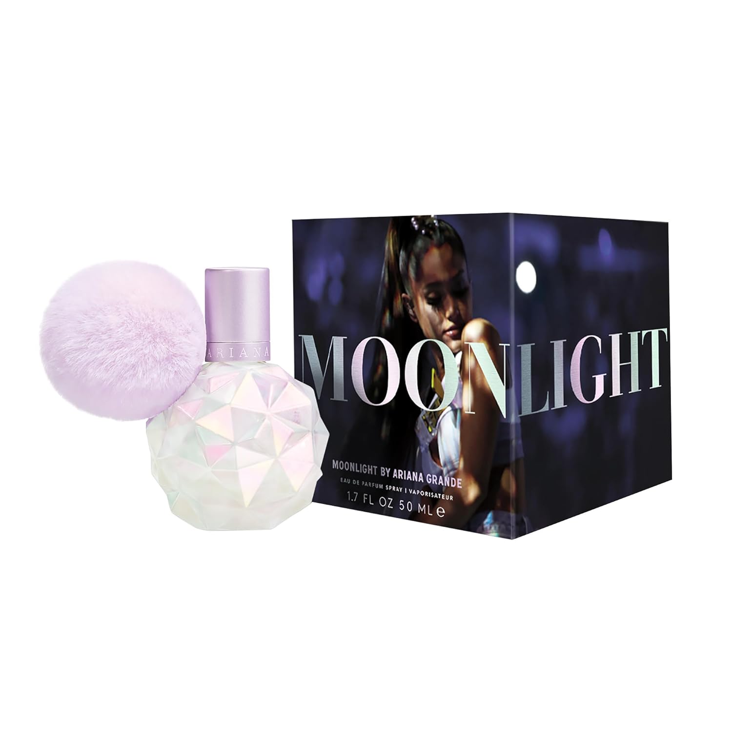 Moonlight by Ariana Grande – Elegant Floral Gourmand Eau de Parfum for Women, 3.4 Fl Oz