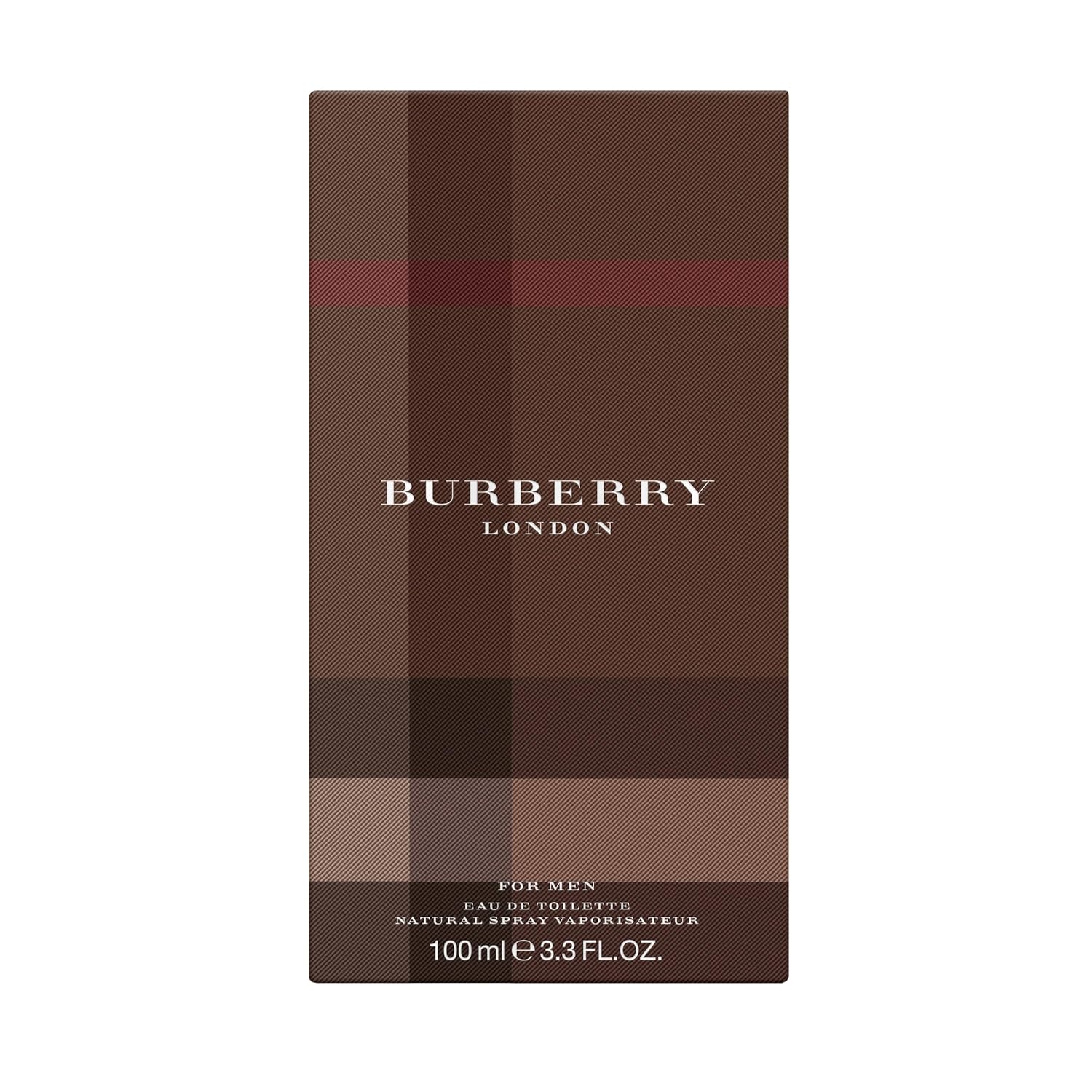 Burberry London Eau de Toilette – Men's Cologne with Bergamot, Lavender, Leather & Cinnamon – Long-Lasting Fragrance, 3.3 Fl Oz (100ml)