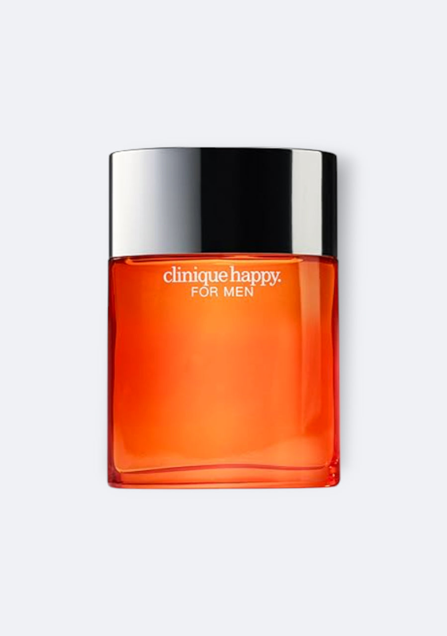 Clinique Happy for Men Eau de Toilette Cologne Spray – Energizing Blend of Kaffir Lime & Mandarin, 3.4 Fl Oz (100ml)